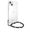 Guess GUHCP13MKPSBK Custodia rigida trasparente Black Pearl per iPhone 13 / 14 / 15 6,1