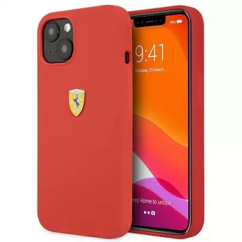 Ferrari FESSIHCP13SRE custodia rigida in silicone per Apple iPhone 13 mini 5,4