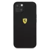 Ferrari FESSIHCP13SBK Custodia rigida in silicone con retro cover nera per iPhone 13 mini 5,4