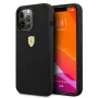 Ferrari FESSIHCP13LBK hardcase in silicone per iPhone 13 Pro / 13, nero