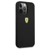 Ferrari FESSIHCP13LBK hardcase in silicone per iPhone 13 Pro / 13, nero