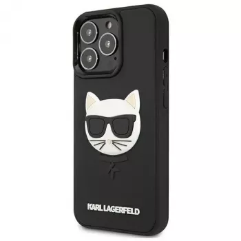 Karl Lagerfeld KLHCP13LCH3DBK hardcase 3D Rubber Choupette per iPhone 13 Pro / 13 6,1
