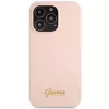 Guess Silicone Script Gold Logo Custodia rigida per Apple iPhone 13 Pro Max 6,7
