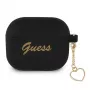 Guess GUA3LSCHSK AirPods 3 custodia in silicone nera Charm Heart Collection