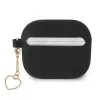 Guess GUA3LSCHSK AirPods 3 custodia in silicone nera Charm Heart Collection