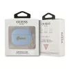 Guess GUA3LSCHSB Charm Heart Collection custodia in silicone per AirPods 3, blu