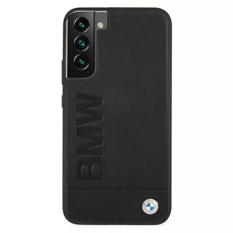 BMW Hardcase per Samsung Galaxy S22+ nero Signature Logo Imprint
