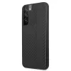 AMG AMHCS22MBLSCA custodia rigida per Samsung Galaxy S22+ Carbon Stripe & Embossed nera