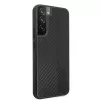 AMG AMHCS22MBLSCA custodia rigida per Samsung Galaxy S22+ Carbon Stripe & Embossed nera