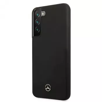 Mercedes-Benz MEHCS22MSILBK custodia rigida in silicone per Samsung Galaxy S22+ (SM-S906) - nera