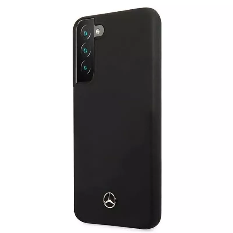 Mercedes-Benz MEHCS22MSILBK custodia rigida in silicone per Samsung Galaxy S22+ (SM-S906) - nera
