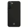 Mercedes-Benz MEHCS22MSILBK custodia rigida in silicone per Samsung Galaxy S22+ (SM-S906) - nera