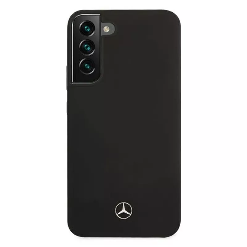 Mercedes-Benz MEHCS22MSILBK custodia rigida in silicone per Samsung Galaxy S22+ (SM-S906) - nera