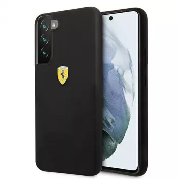 Ferrari FESSIHCS22MBK S22+ S906 custodia rigida nera On Track Silicone
