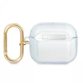 Guess GUA3HHTSB custodia protettiva Strap Collection per Apple AirPods 3ª generazione - blu
