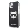Karl Lagerfeld KLHCP13STPECK iPhone 13 mini 5.4 custodia rigida nera Choupette Head
