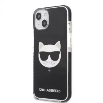 Karl Lagerfeld KLHCP13STPECK iPhone 13 mini 5.4 custodia rigida nera Choupette Head