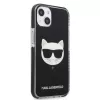 Karl Lagerfeld KLHCP13STPECK iPhone 13 mini 5.4 custodia rigida nera Choupette Head