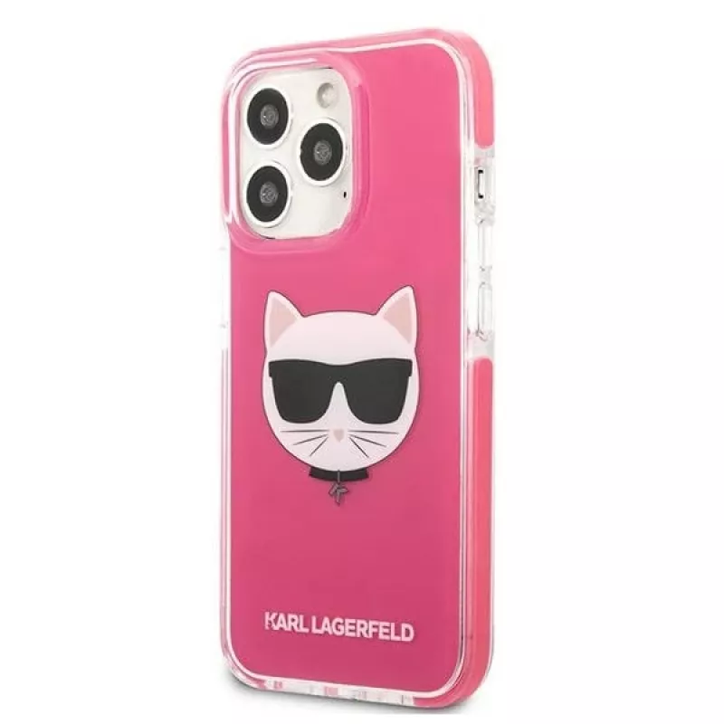 Karl Lagerfeld KLHCP13LTPECPI custodia rigida per iPhone 13 Pro / 13 6,1