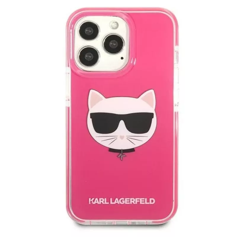 Karl Lagerfeld KLHCP13LTPECPI custodia rigida per iPhone 13 Pro / 13 6,1