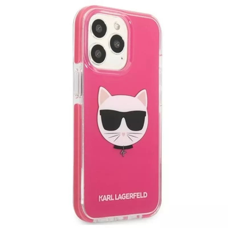 Karl Lagerfeld KLHCP13LTPECPI custodia rigida per iPhone 13 Pro / 13 6,1
