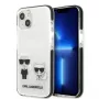 KARL LAGERFELD custodia rigida per iPhone 13 mini bianca Karl & Choupette