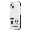 KARL LAGERFELD custodia rigida per iPhone 13 mini bianca Karl & Choupette