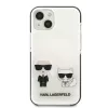 KARL LAGERFELD custodia rigida per iPhone 13 mini bianca Karl & Choupette