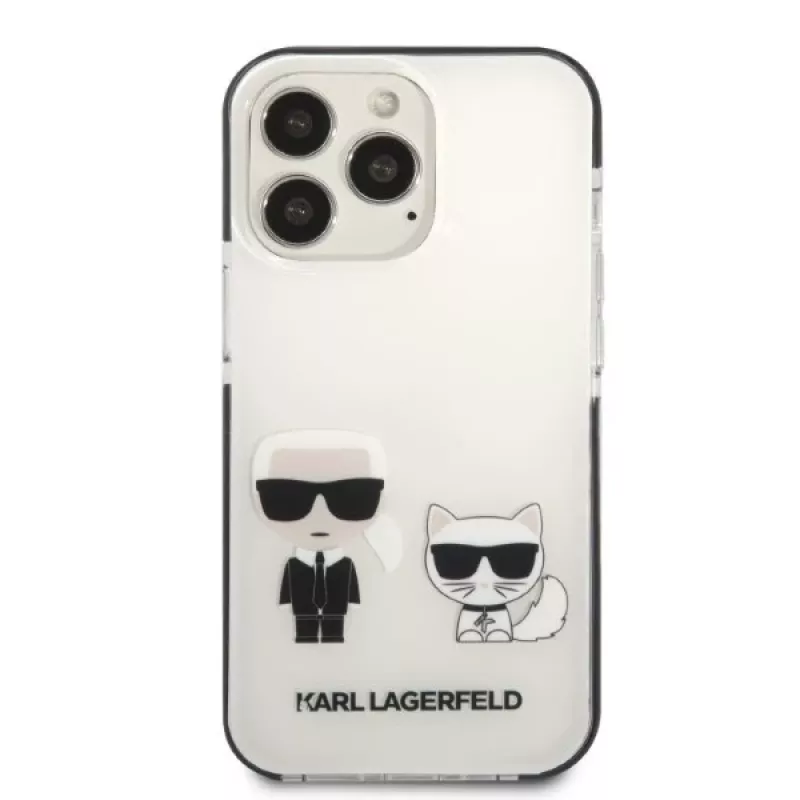 Karl Lagerfeld KLHCP13XTPEKCW custodia rigida per iPhone 13 Pro Max 6,7