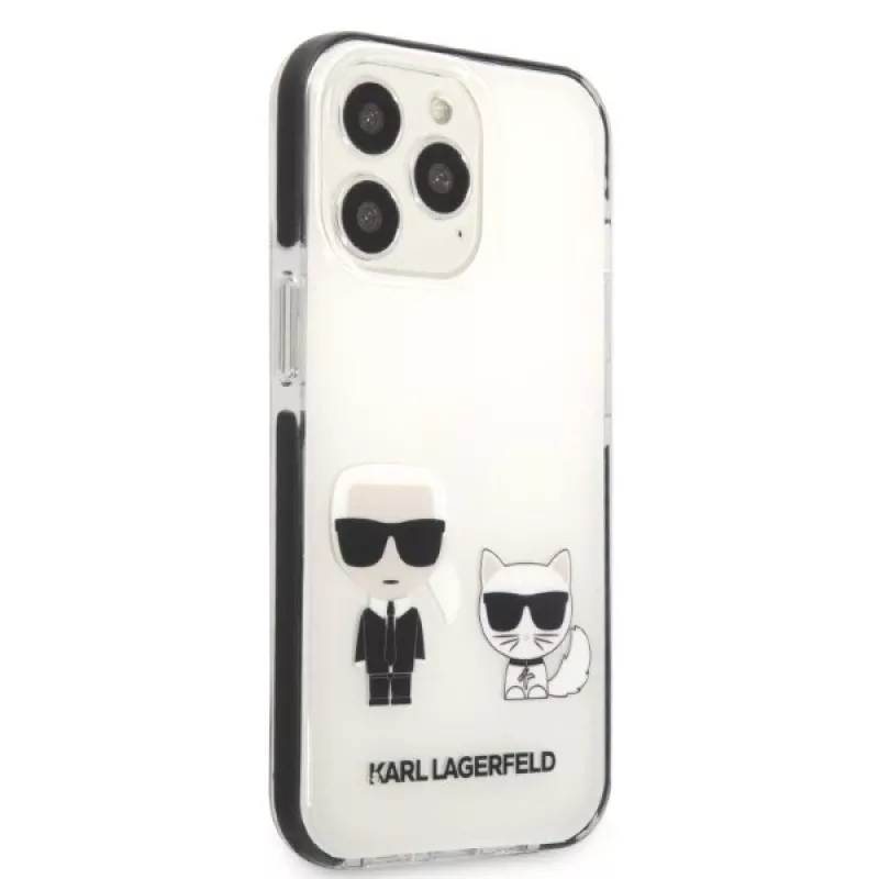 Karl Lagerfeld KLHCP13XTPEKCW custodia rigida per iPhone 13 Pro Max 6,7
