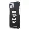 Karl Lagerfeld KLHCP13STPE2TK custodia rigida per iPhone 13 mini, 5,4
