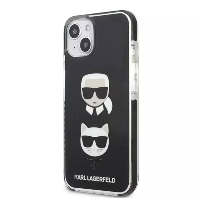 Karl Lagerfeld KLHCP13STPE2TK custodia rigida per iPhone 13 mini, 5,4