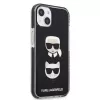 Karl Lagerfeld KLHCP13STPE2TK custodia rigida per iPhone 13 mini, 5,4