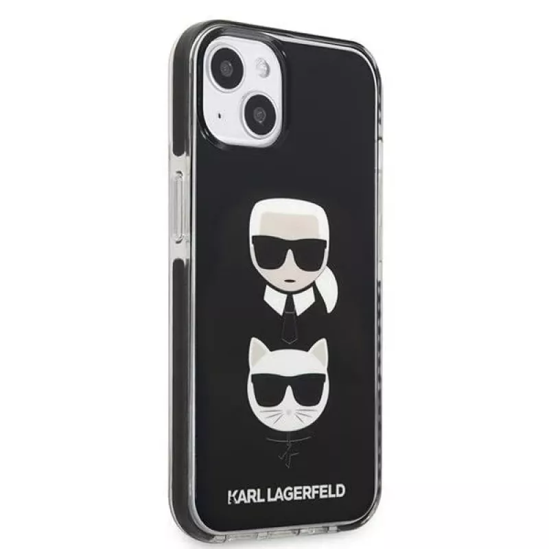 Karl Lagerfeld KLHCP13STPE2TK custodia rigida per iPhone 13 mini, 5,4