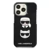 Karl Lagerfeld KLHCP13LTPE2TK iPhone 13 Pro / 13 6.1 custodia rigida nera Karl & Choupette Head