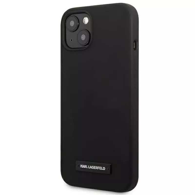 Karl Lagerfeld custodia posteriore in silicone Plaque per Apple iPhone 13 mini 5,4