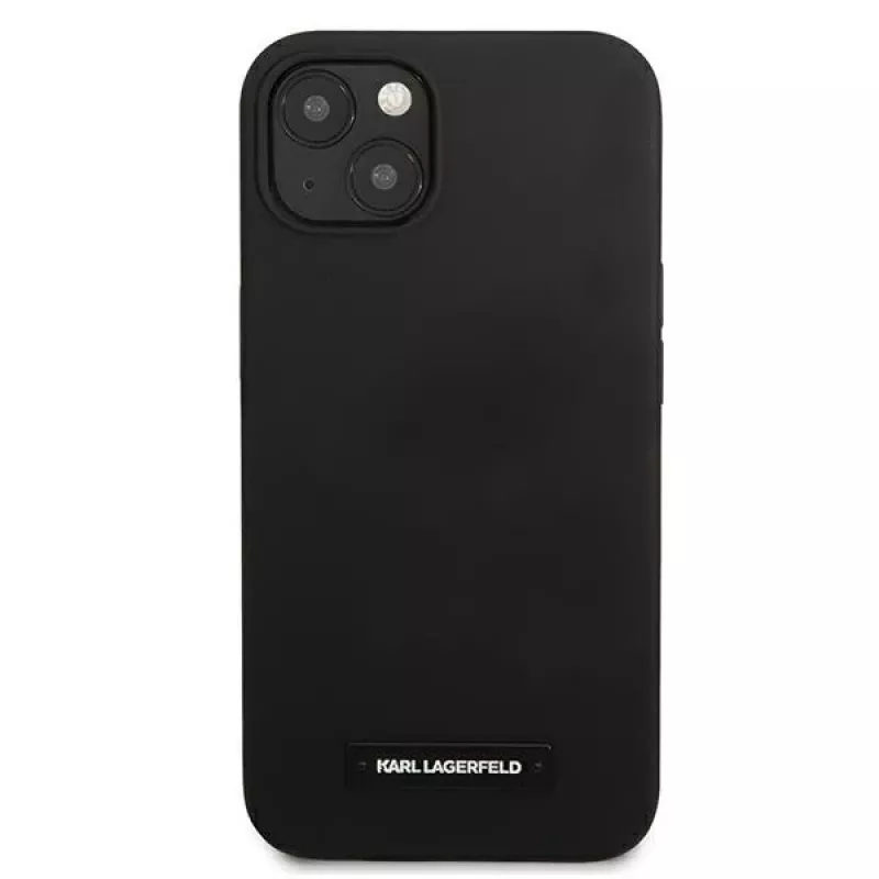 Karl Lagerfeld custodia posteriore in silicone Plaque per Apple iPhone 13 mini 5,4