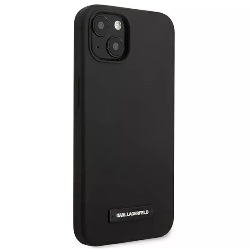 Karl Lagerfeld custodia posteriore in silicone Plaque per Apple iPhone 13 mini 5,4