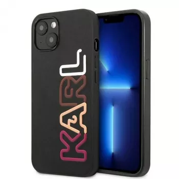Karl Lagerfeld KLHCP13SPCOBK Custodia rigida Ikonik Saffiano Multipink per Apple iPhone 13 Mini 5,4