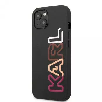 Karl Lagerfeld KLHCP13SPCOBK Custodia rigida Ikonik Saffiano Multipink per Apple iPhone 13 Mini 5,4