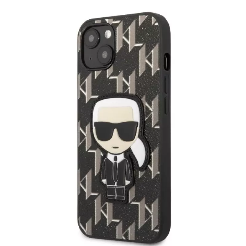 Karl Lagerfeld KLHCP13SPMNIKBK Custodia rigida per iPhone 13 mini 5,4