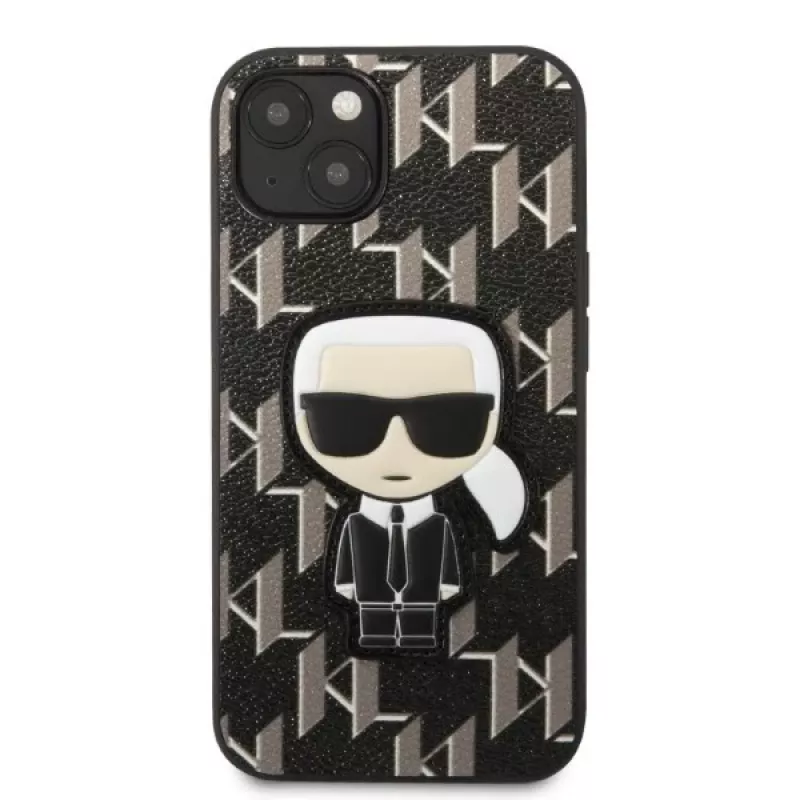 Karl Lagerfeld KLHCP13SPMNIKBK Custodia rigida per iPhone 13 mini 5,4