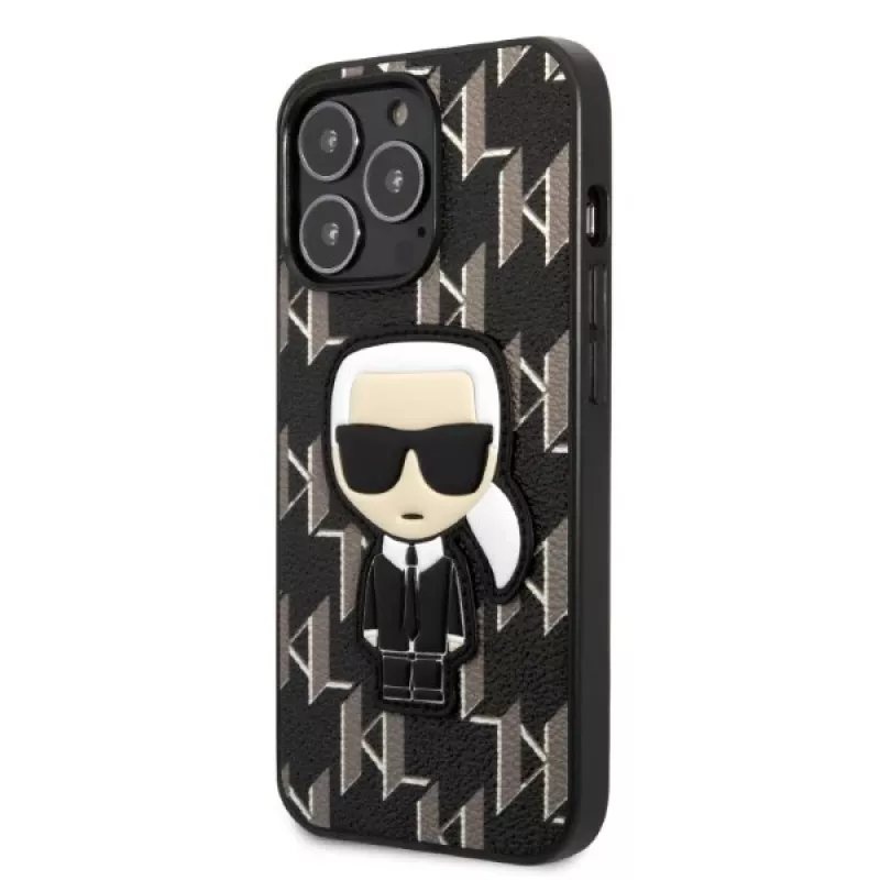 Karl Lagerfeld KLHCP13LPMNIKBK Custodia rigida per iPhone 13 Pro / 13 6,1