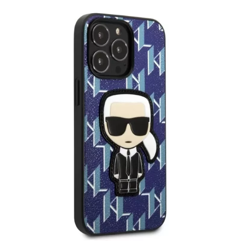 Karl Lagerfeld KLHCP13LPMNIKBL Custodia rigida per iPhone 13 Pro / 13 6,1