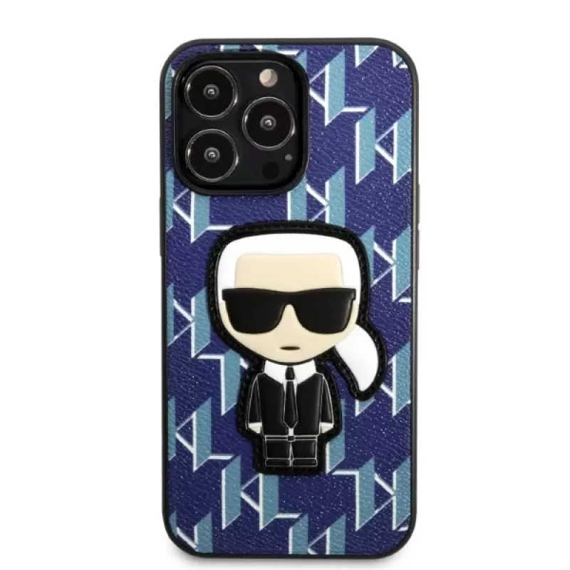 Karl Lagerfeld KLHCP13XPMNIKBL Custodia rigida per iPhone 13 Pro Max 6,7