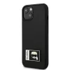 Karl Lagerfeld KLHCP13S3DKPK Custodia rigida Ikonik Patch per iPhone 13 mini, nero
