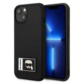 Karl Lagerfeld KLHCP13M3DKPK Custodia rigida Ikonik Patch per iPhone 13/14/15 6,1