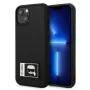 Karl Lagerfeld KLHCP13M3DKPK Custodia rigida Ikonik Patch per iPhone 13/14/15 6,1