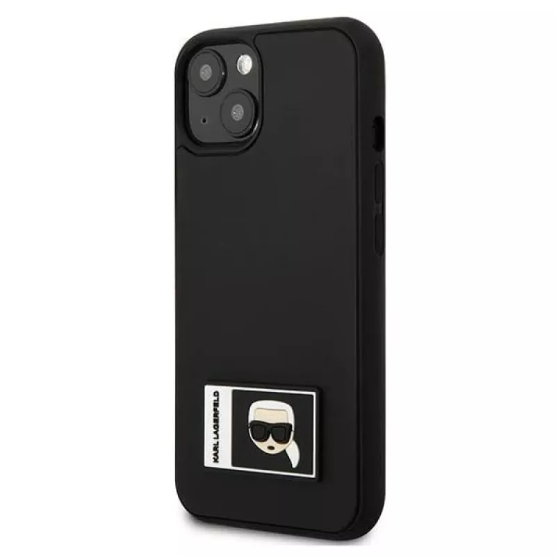 Karl Lagerfeld KLHCP13M3DKPK Custodia rigida Ikonik Patch per iPhone 13/14/15 6,1