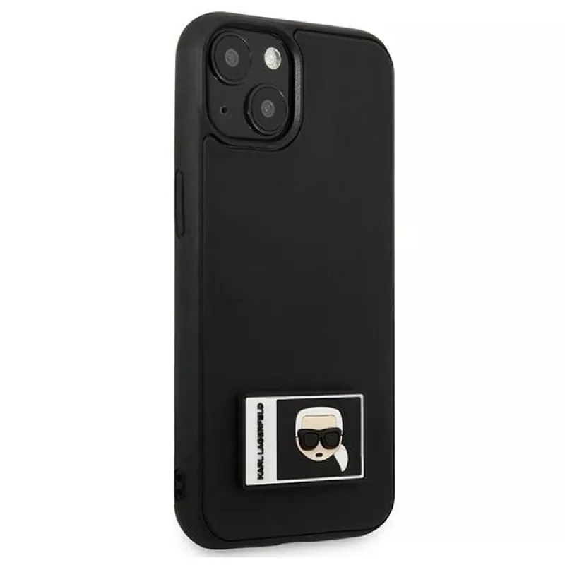 Karl Lagerfeld KLHCP13M3DKPK Custodia rigida Ikonik Patch per iPhone 13/14/15 6,1